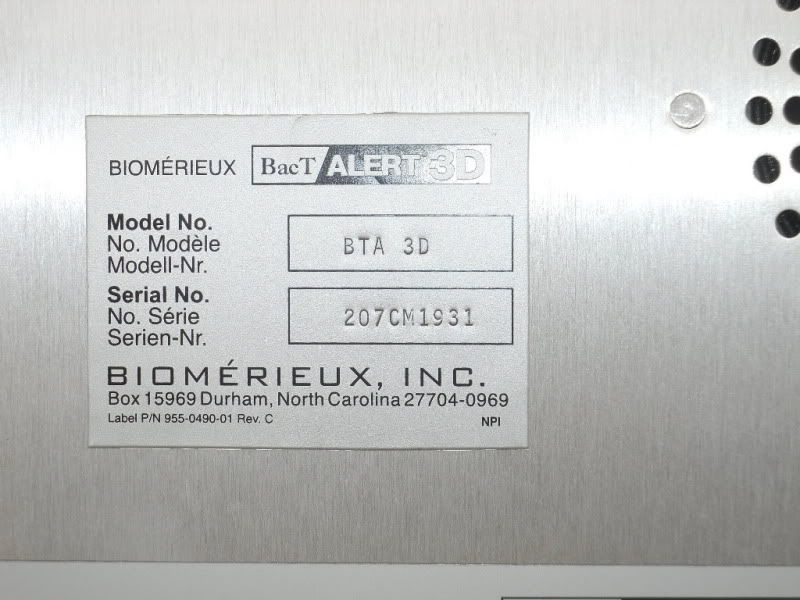 biomerieux bact-alert 3d user manual
